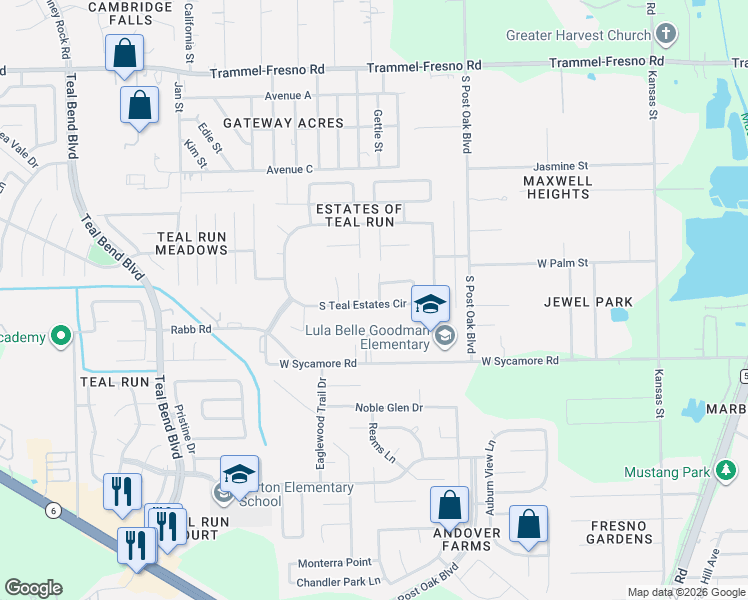 map of restaurants, bars, coffee shops, grocery stores, and more near 4018 Hawthorne Arbor in Fresno