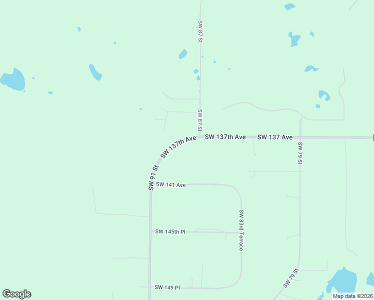 map of restaurants, bars, coffee shops, grocery stores, and more near 8807 Southwest 137th Avenue in Archer