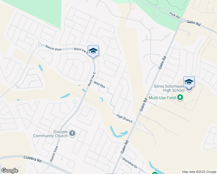 map of restaurants, bars, coffee shops, grocery stores, and more near 13422 Drop Seed in San Antonio