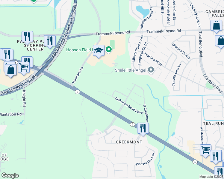 map of restaurants, bars, coffee shops, grocery stores, and more near 4202 Maplewood Creek in Fresno