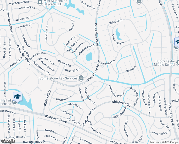 map of restaurants, bars, coffee shops, grocery stores, and more near 1 West Rose Place in Palm Coast