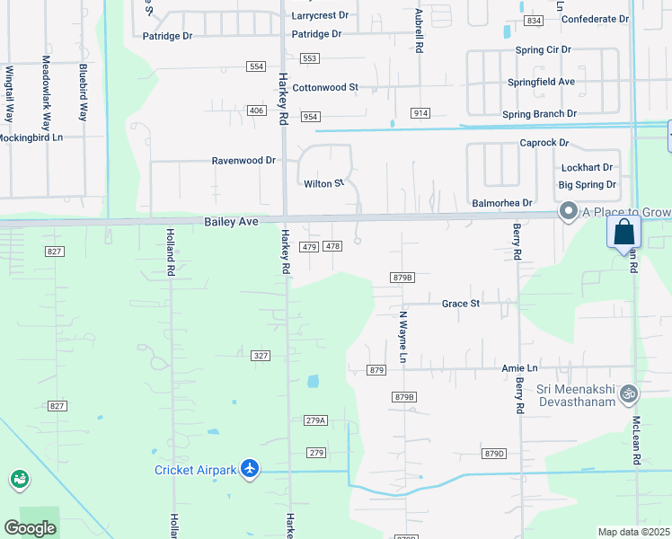 map of restaurants, bars, coffee shops, grocery stores, and more near 16701 Ewing Lane in Pearland