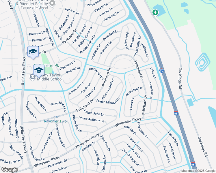 map of restaurants, bars, coffee shops, grocery stores, and more near 100 Pritchard Drive in Palm Coast