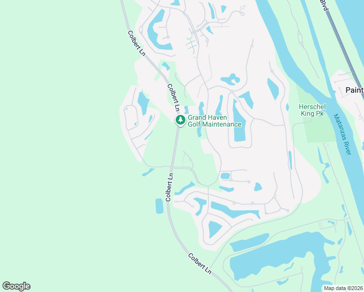 map of restaurants, bars, coffee shops, grocery stores, and more near 19 Sand Pine Drive in Palm Coast