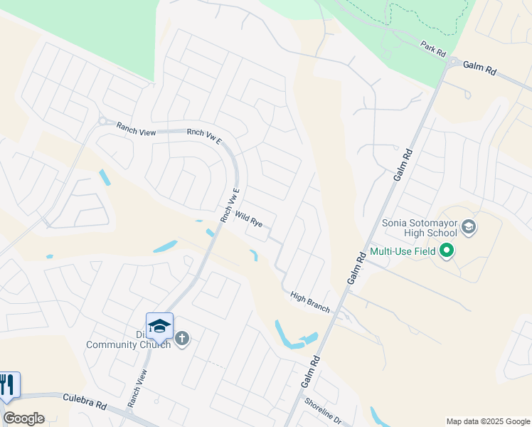 map of restaurants, bars, coffee shops, grocery stores, and more near 13422 Drop Seed in San Antonio