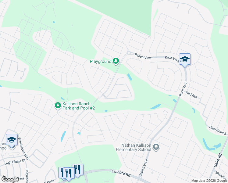 map of restaurants, bars, coffee shops, grocery stores, and more near 9326 Sundrop Valley in San Antonio