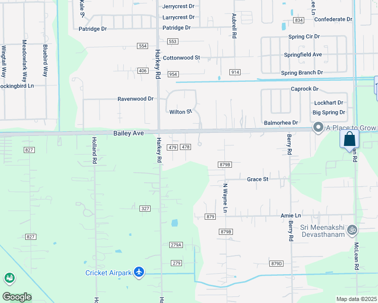 map of restaurants, bars, coffee shops, grocery stores, and more near 16701 Ewing Lane in Pearland