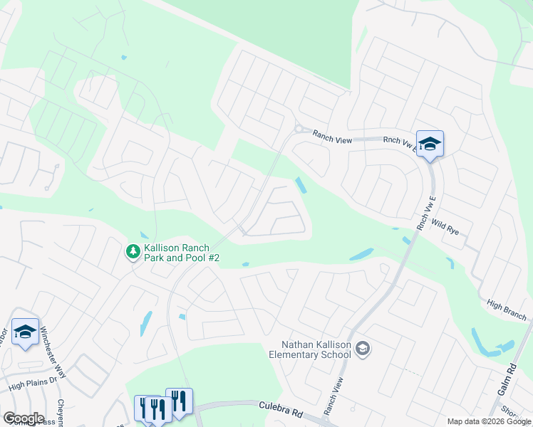 map of restaurants, bars, coffee shops, grocery stores, and more near 9326 Sundrop Valley in San Antonio
