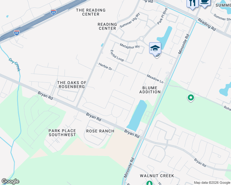 map of restaurants, bars, coffee shops, grocery stores, and more near 1310 Cardinal Drive in Richmond