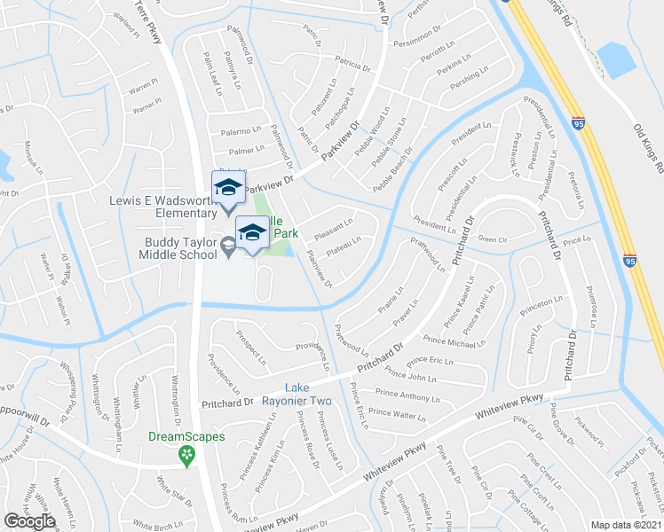map of restaurants, bars, coffee shops, grocery stores, and more near 13 Plateau Lane in Palm Coast