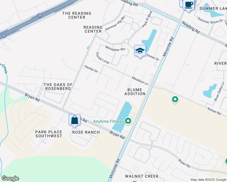 map of restaurants, bars, coffee shops, grocery stores, and more near 1310 Cardinal Drive in Richmond