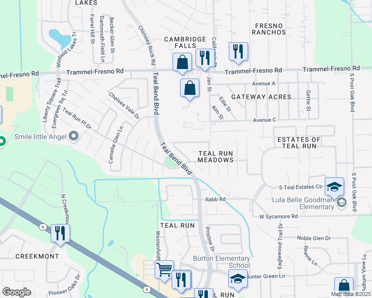 map of restaurants, bars, coffee shops, grocery stores, and more near 1746 Carriage Run Court in Fresno
