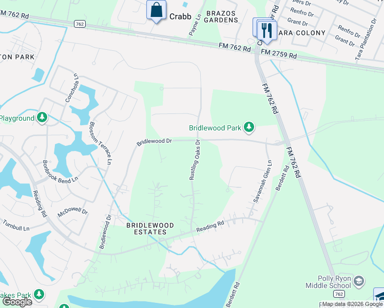 map of restaurants, bars, coffee shops, grocery stores, and more near 7102 Rustling Oaks Drive in Richmond