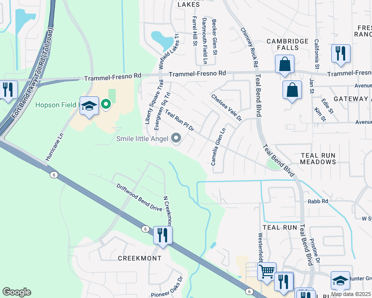 map of restaurants, bars, coffee shops, grocery stores, and more near 2211 Steep Pine Tr in Fresno
