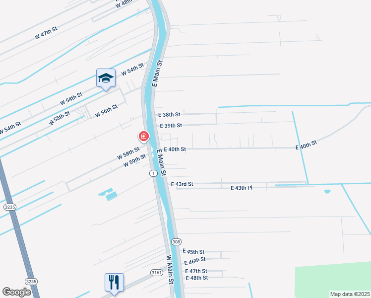 map of restaurants, bars, coffee shops, grocery stores, and more near 299 E 40th St in Cut Off