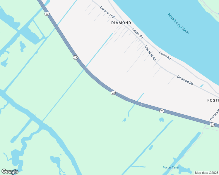 map of restaurants, bars, coffee shops, grocery stores, and more near Louisiana 23 in Port Sulphur