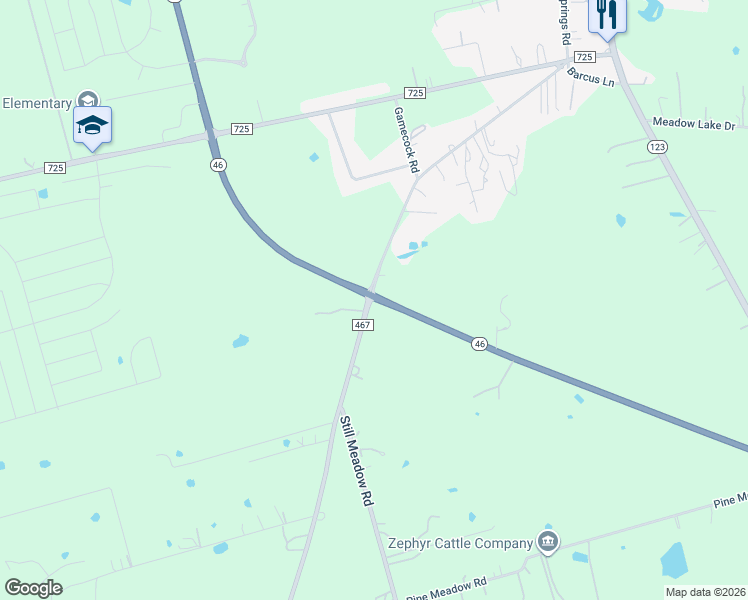 map of restaurants, bars, coffee shops, grocery stores, and more near 2952 Texas 46 in Seguin