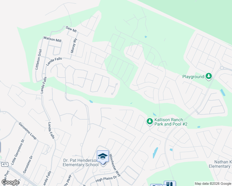 map of restaurants, bars, coffee shops, grocery stores, and more near 9514 Bow Willow in San Antonio