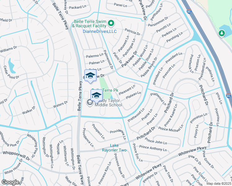 map of restaurants, bars, coffee shops, grocery stores, and more near 42 Plainview Drive in Palm Coast