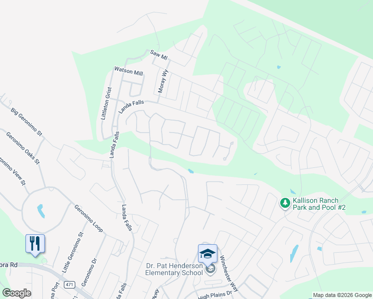 map of restaurants, bars, coffee shops, grocery stores, and more near 9518 Basket Elm in San Antonio