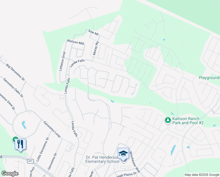 map of restaurants, bars, coffee shops, grocery stores, and more near 9518 Basket Elm in San Antonio