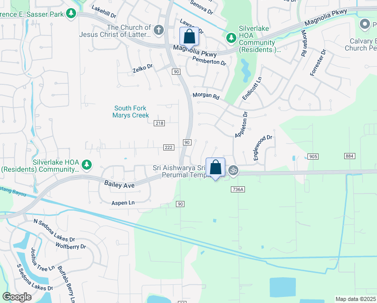 map of restaurants, bars, coffee shops, grocery stores, and more near 3530 Chesapeake Court in Pearland