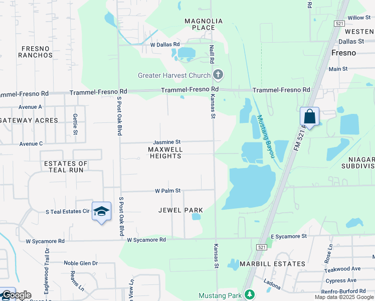 map of restaurants, bars, coffee shops, grocery stores, and more near 718 1/2 Cleo Street in Fresno