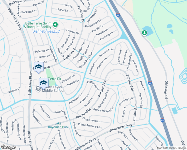 map of restaurants, bars, coffee shops, grocery stores, and more near 14 President Lane in Palm Coast