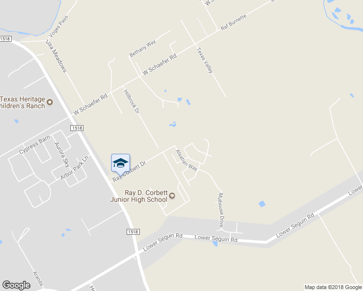 map of restaurants, bars, coffee shops, grocery stores, and more near 12203 Forbach Drive in Schertz