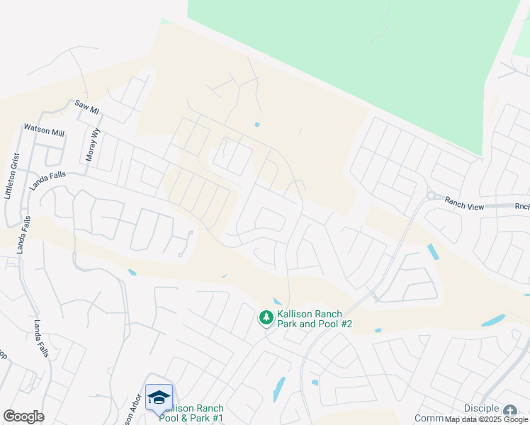 map of restaurants, bars, coffee shops, grocery stores, and more near 14214 Kallison Lane in San Antonio