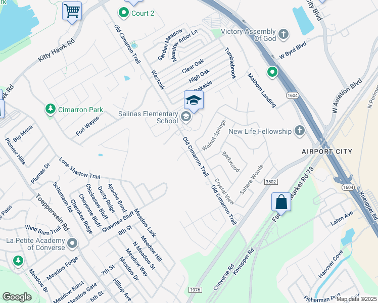 map of restaurants, bars, coffee shops, grocery stores, and more near 10519 Crystal View in Universal City