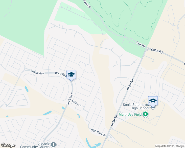 map of restaurants, bars, coffee shops, grocery stores, and more near 9705 Baytown Coast in San Antonio