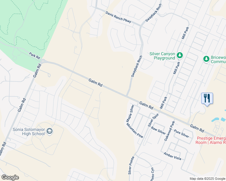 map of restaurants, bars, coffee shops, grocery stores, and more near 12072 Galm Road in San Antonio