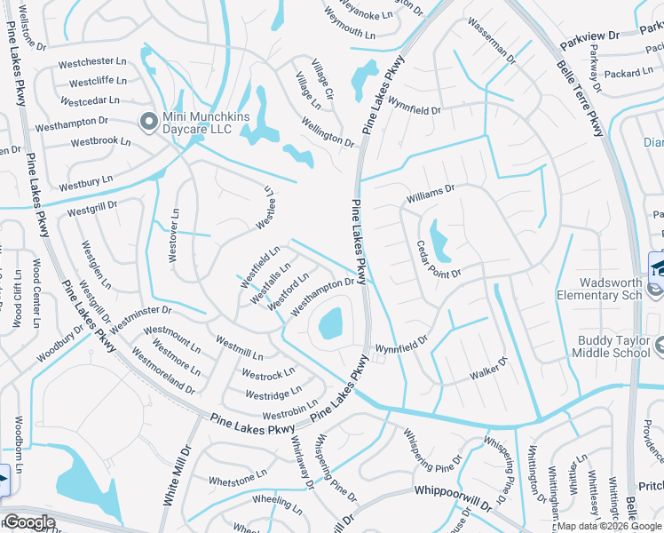 map of restaurants, bars, coffee shops, grocery stores, and more near 10 Westfield Lane in Palm Coast