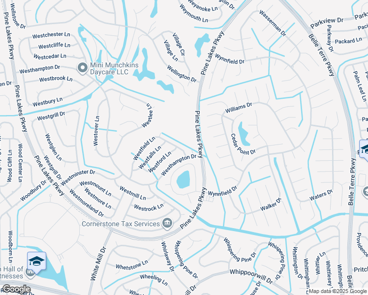 map of restaurants, bars, coffee shops, grocery stores, and more near 10 Westfield Lane in Palm Coast