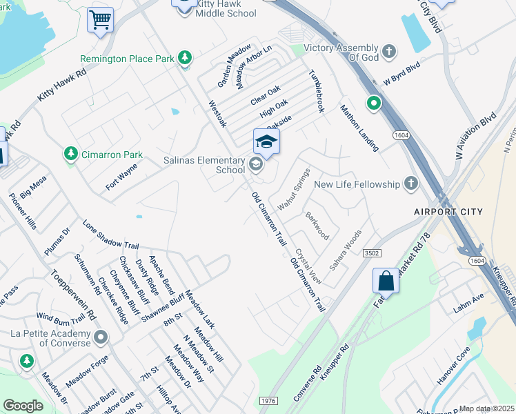 map of restaurants, bars, coffee shops, grocery stores, and more near 10519 Crystal View in Universal City