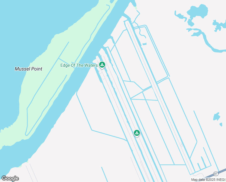 map of restaurants, bars, coffee shops, grocery stores, and more near 1412 Van Sant in Bolivar Peninsula