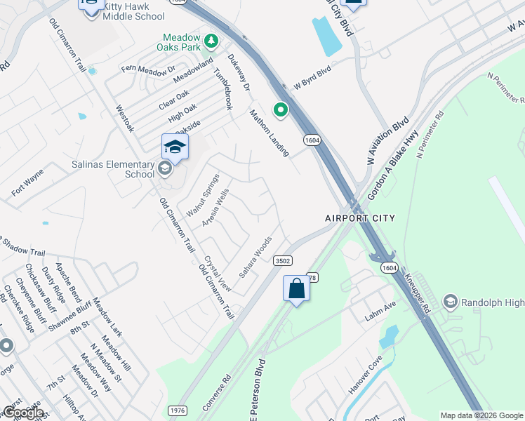 map of restaurants, bars, coffee shops, grocery stores, and more near 9115 Spiral Woods in Universal City