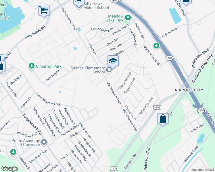 map of restaurants, bars, coffee shops, grocery stores, and more near 10519 Crystal View in Universal City