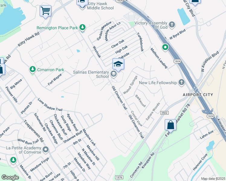 map of restaurants, bars, coffee shops, grocery stores, and more near 10519 Crystal View in Universal City
