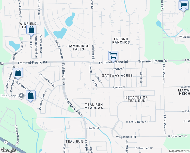 map of restaurants, bars, coffee shops, grocery stores, and more near 3630 Edie Street in Fresno