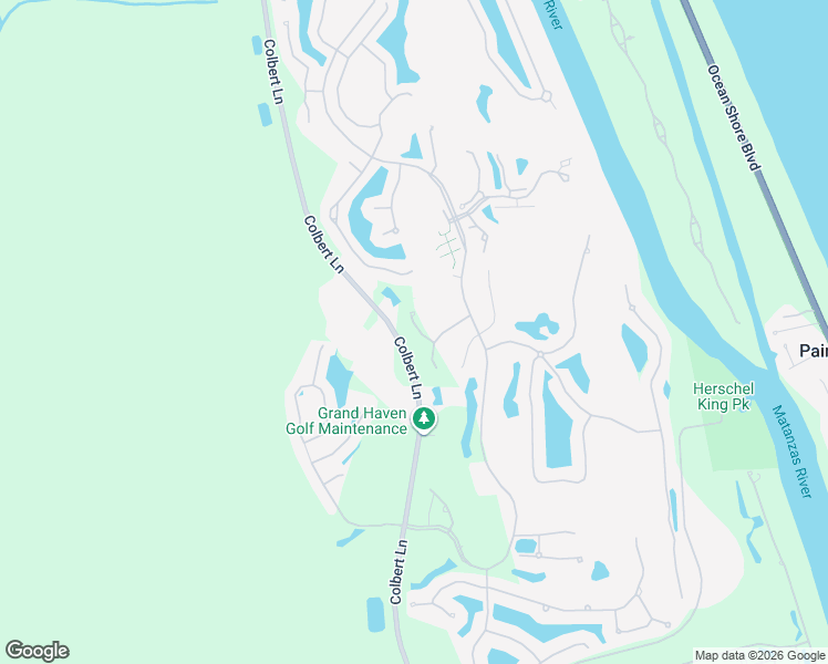 map of restaurants, bars, coffee shops, grocery stores, and more near 4 Village View Way in Palm Coast