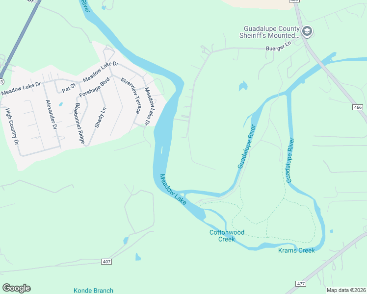 map of restaurants, bars, coffee shops, grocery stores, and more near 1098 Buerger Lane in Seguin