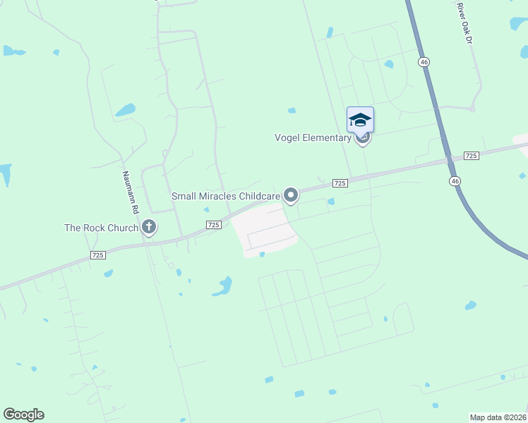 map of restaurants, bars, coffee shops, grocery stores, and more near 15580 Farm to Market Road 725 in Seguin