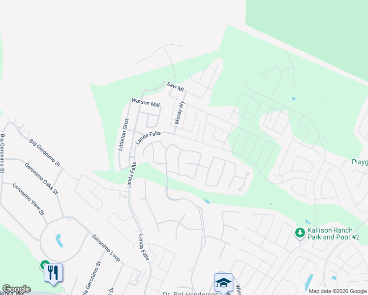 map of restaurants, bars, coffee shops, grocery stores, and more near 14723 Dogwood Bend in San Antonio