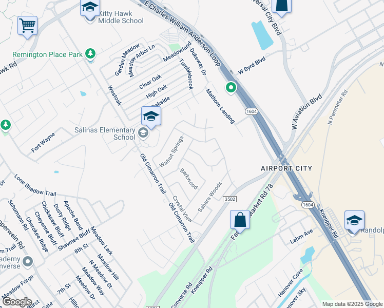 map of restaurants, bars, coffee shops, grocery stores, and more near 9002 Clearwood Pth in Universal City