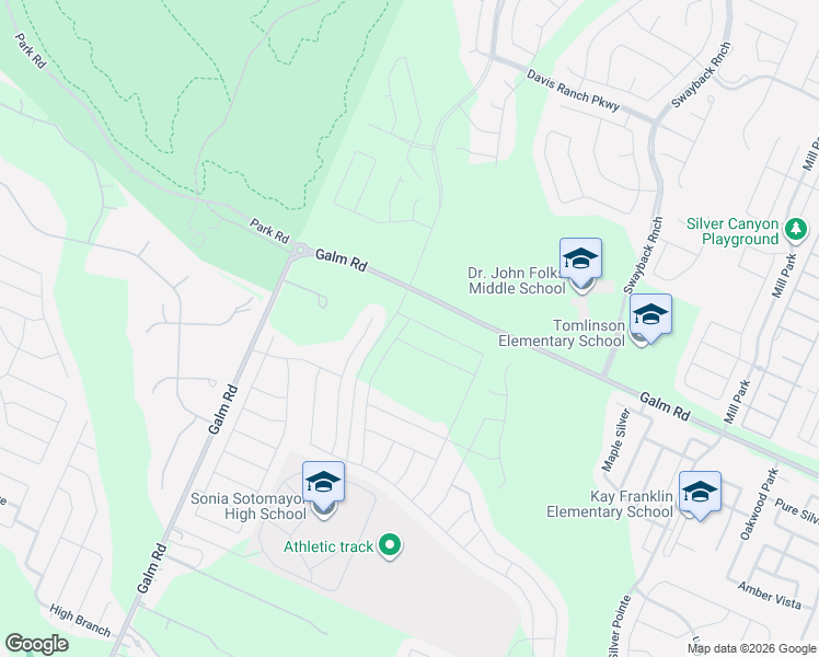 map of restaurants, bars, coffee shops, grocery stores, and more near 12072-12328 Galm Road in San Antonio