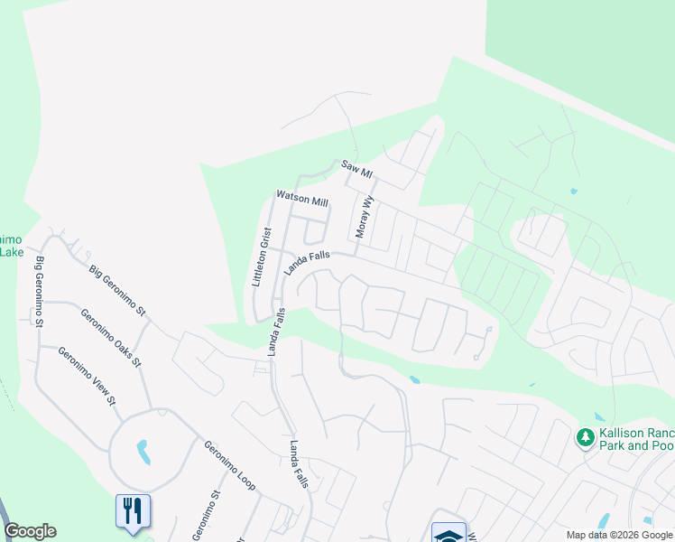 map of restaurants, bars, coffee shops, grocery stores, and more near 9718 Wind Gate Parkway in San Antonio
