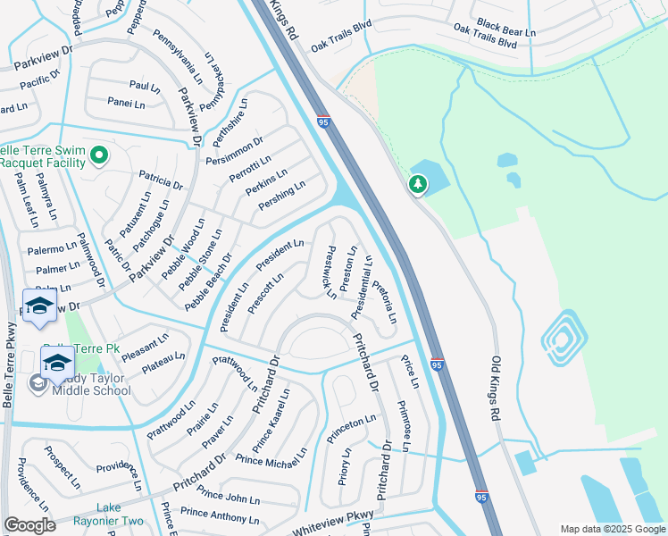 map of restaurants, bars, coffee shops, grocery stores, and more near 17 Prestwick Lane in Palm Coast