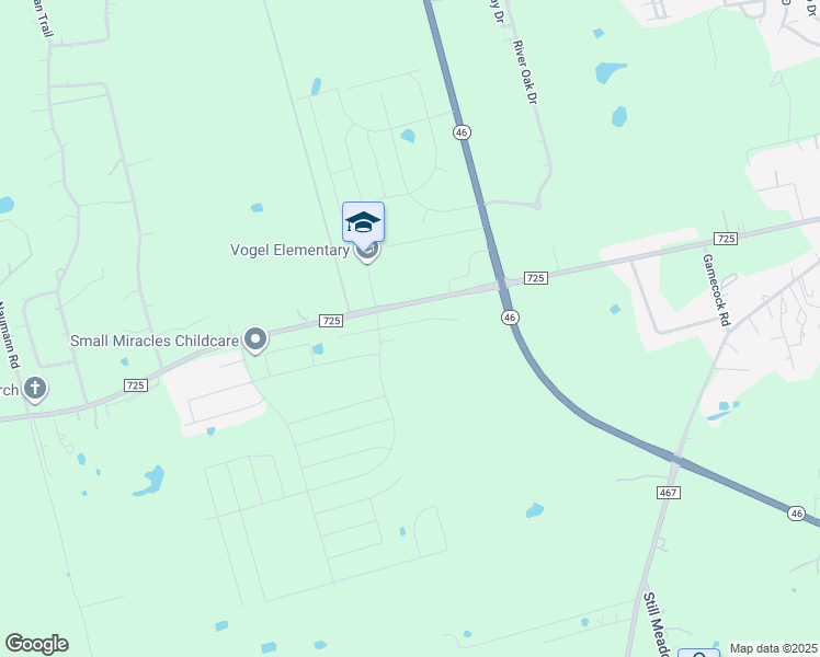 map of restaurants, bars, coffee shops, grocery stores, and more near 15885 Farm to Market Road 725 in Seguin